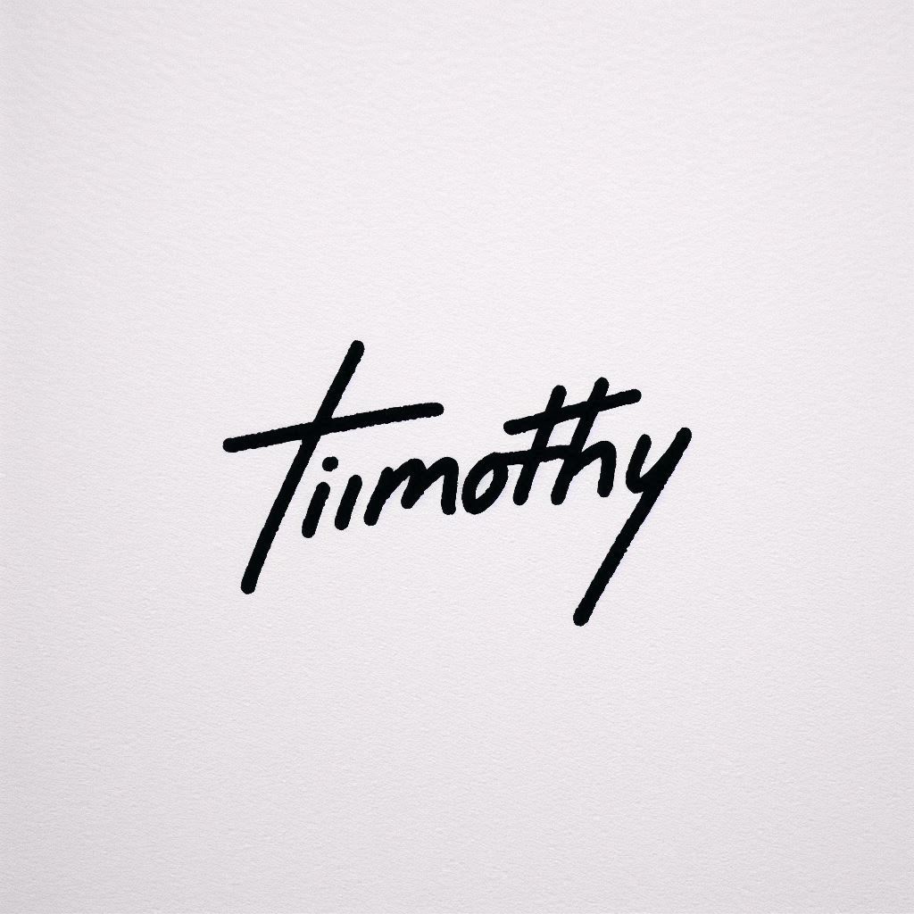 Timothy signature